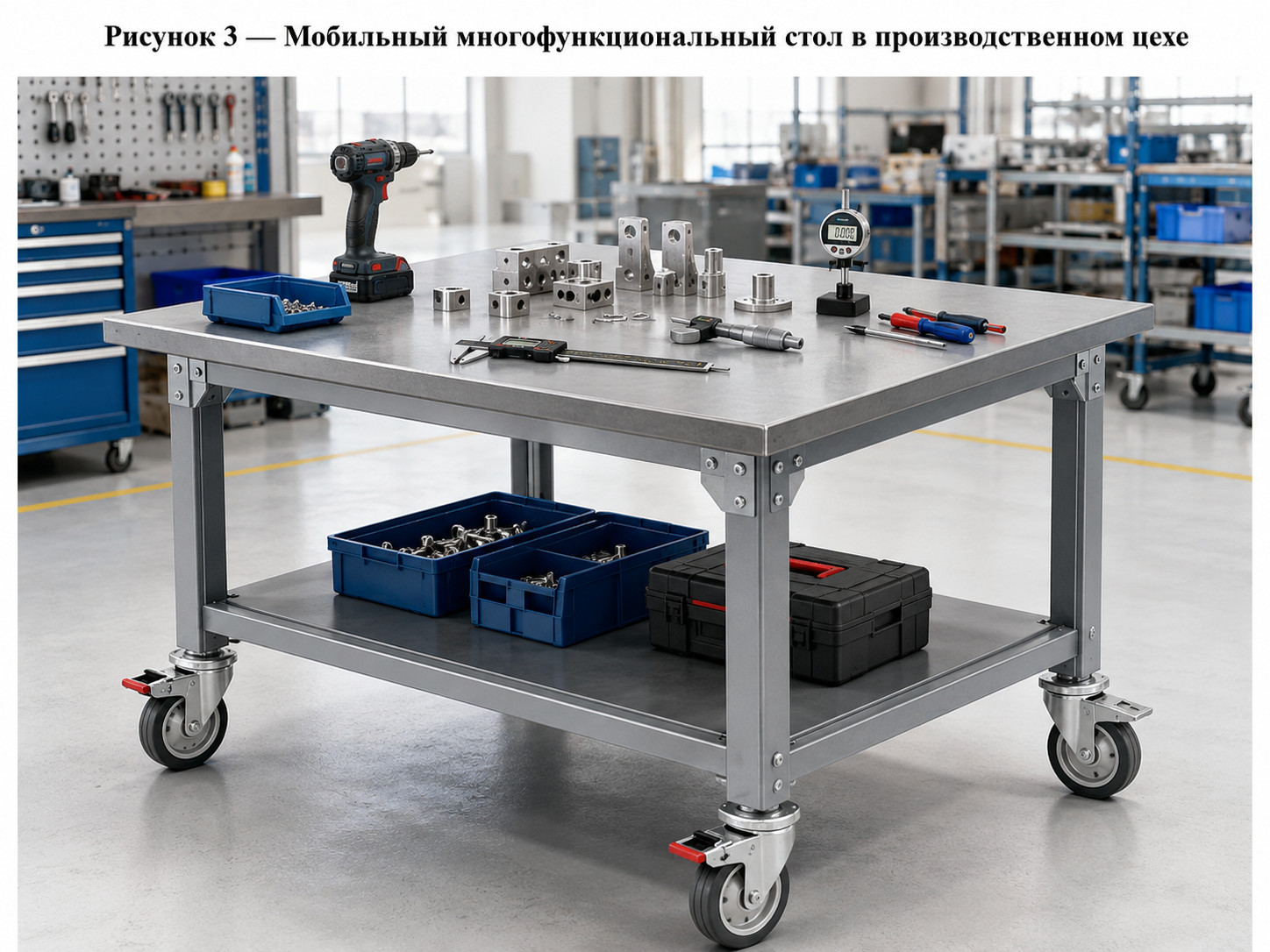 столы на металлическом каркасе, металлические верстаки, производственные столы, стол для мастерской, передвижной рабочий стол, офисный стол металлический, верстак для производства